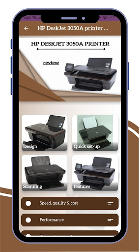 Android application HP DeskJet 3050A printer Guide screenshort