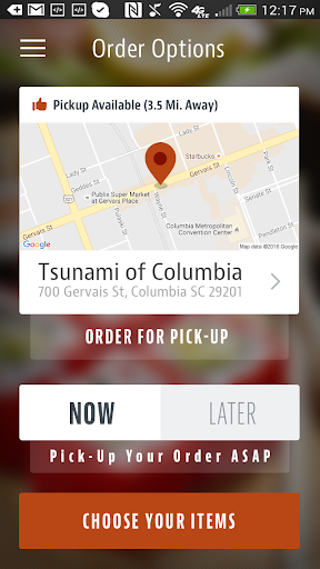 Tsunami Sushi To Go Screen 2