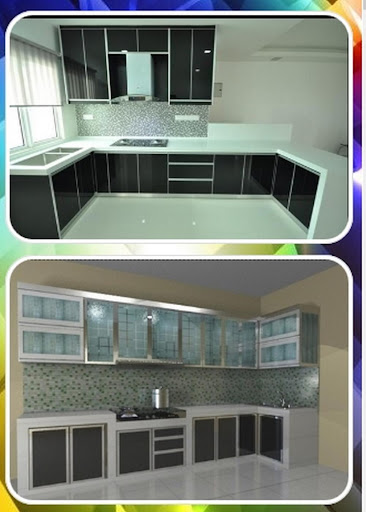 design of aluminum kitchen cab