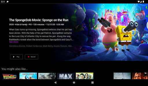 Screenshot of Lumos TV
