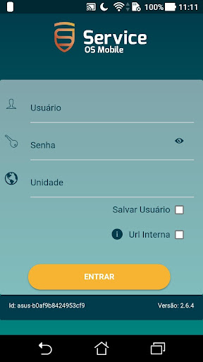 Android application Service OS Mobile screenshort