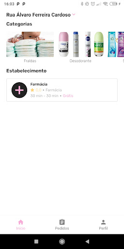 Android application Molde Farmácia screenshort