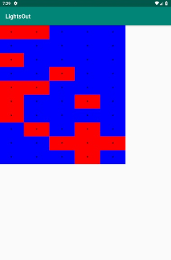 Android application Lights Out screenshort