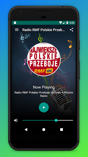 Android application RMF Polskie Przeboje Radio App screenshort