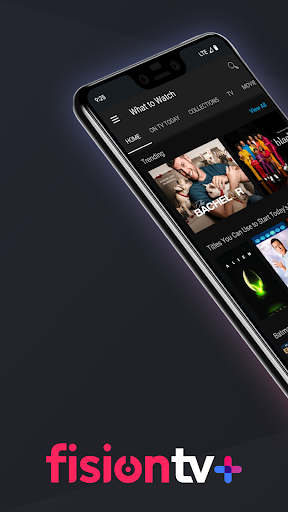 Android application Fision TV+ screenshort