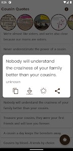 Captura 4 Cousin Quotes and Sayings android