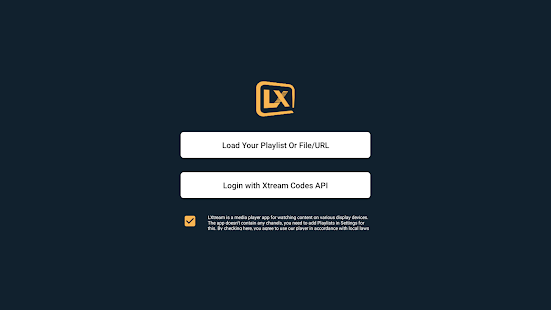 Lxtream Player Screenshot