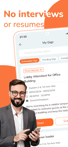 Gigzy: Local Gig Jobs Search Screen 3