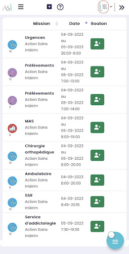 Action Soins Intérim Screen 3