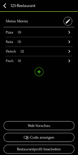 123menu - Online Menus Screen 2