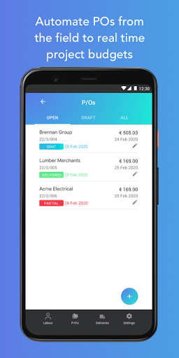 Livecosts Screen 3