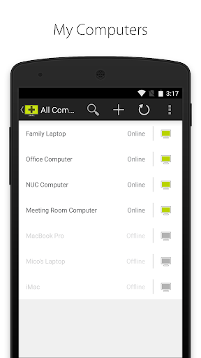 Android application ISL Light Remote Desktop screenshort