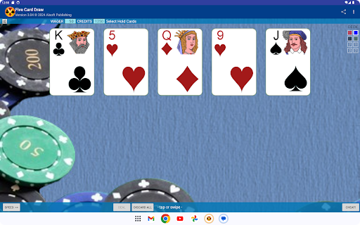 Five Card Draw Poker 21