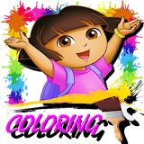 Dora Coloring for Kids icon