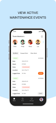Android application The Handover screenshort