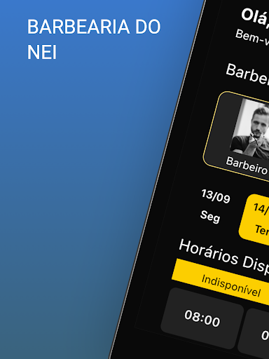 Android application Barbearia do Nei screenshort