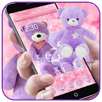 Lavender Teddy Bear Pink Purple Plush Toy Theme