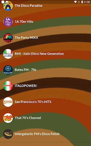Radio Seventies - 70s Music Screen 3