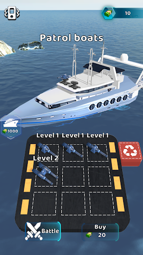 Android application Warship DIY Battle screenshort