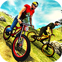 Uphill Offroad Bicycle Rider
