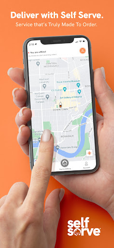 Android application Self Serve Driver screenshort