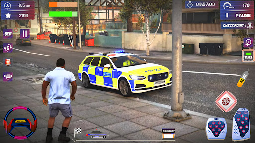 Android application US Police Cop Chase Games 3D screenshort