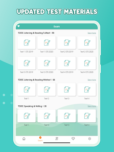 Screenshot of Migii Prep – TOEIC® L&R Test