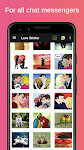 screenshot of Love Sticker - WAStickerApps