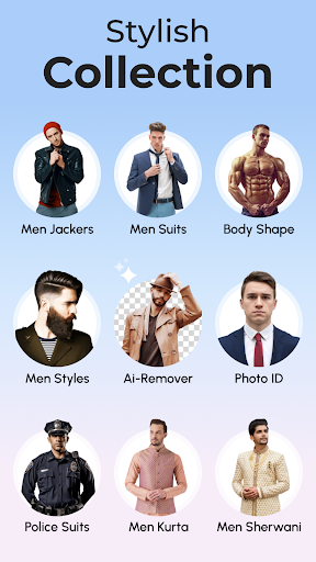 Screenshot of Smarty Men Suit Photo Editor