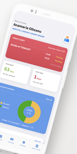 HotelCare Employee Screen 2