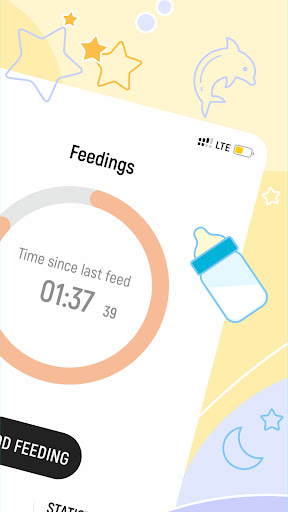Breast Feeding. Baby Tracker Screen 2