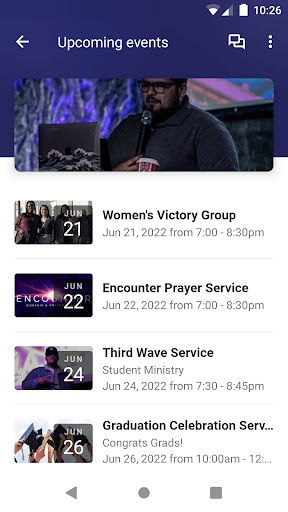 Victory Outreach Screen 3