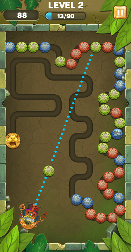 Marble Zumble Shooter - Jungle Marble Blast apkpoly screenshots 2