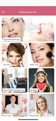 Android application myBEAUTYapp screenshort