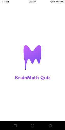 Android application BrainMath Quiz screenshort