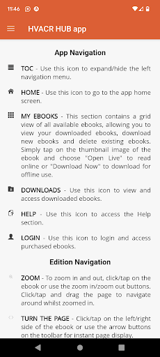 HVACR HUB app Screen 3
