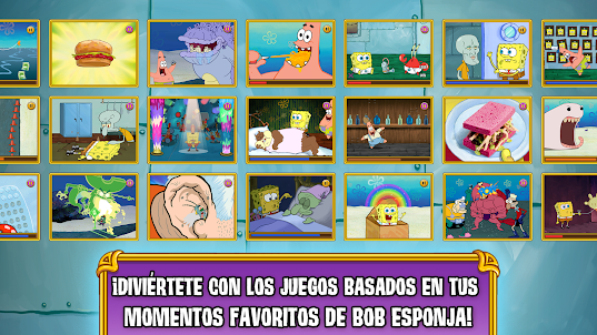 Los mini juegos de Bob Esponja