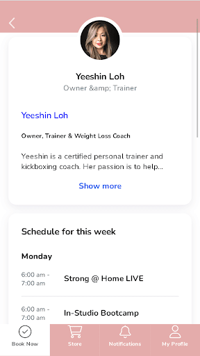 Go Fitness Inc. Screen 3