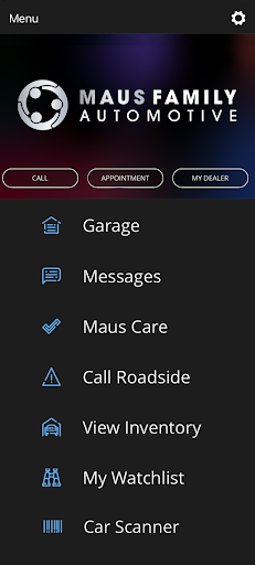 Android application Maus Care screenshort