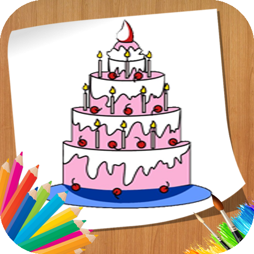 How to Draw Cute Cake - Step b - Apps on Google Play