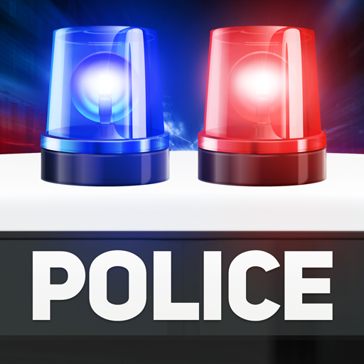 Police sound siren simulator logo