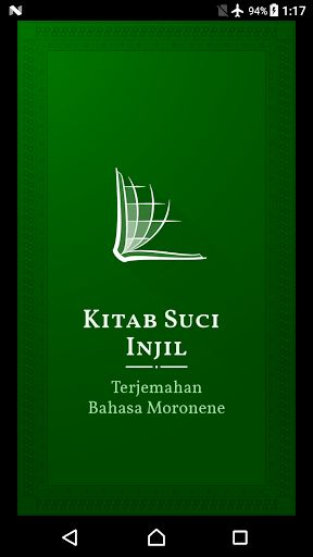 Android application Alkitab Bahasa Moronene screenshort