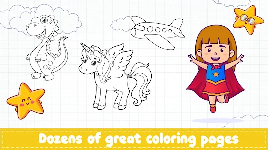 Coloring Game for Toddler Kids