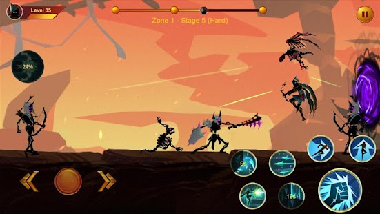 Shadow fighter 2: Ninja games Screenshot