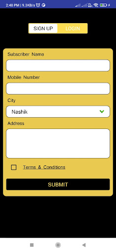 Android application Suvarnaindradhanu PVT LTD screenshort