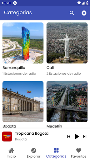 Android application Radio Colombia FM - EN VIVO screenshort