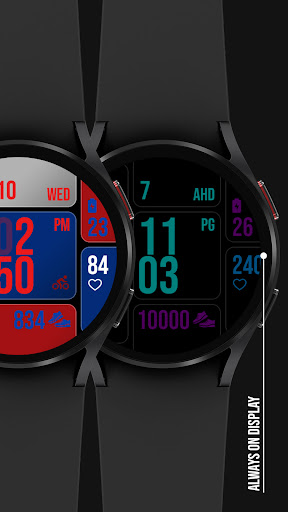 Blocks Animated Watch Face 045 Screen 3