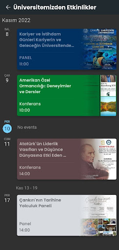 ÇAKÜ App Screen 2
