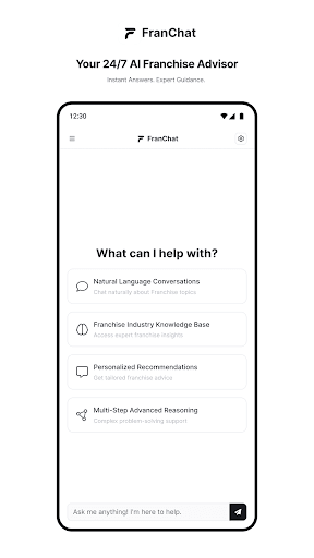 FranChat: AI Franchise Expert Screenshot 1 - AppWisp.com