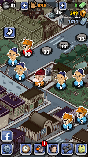 Android application Gopnik. Simulator screenshort